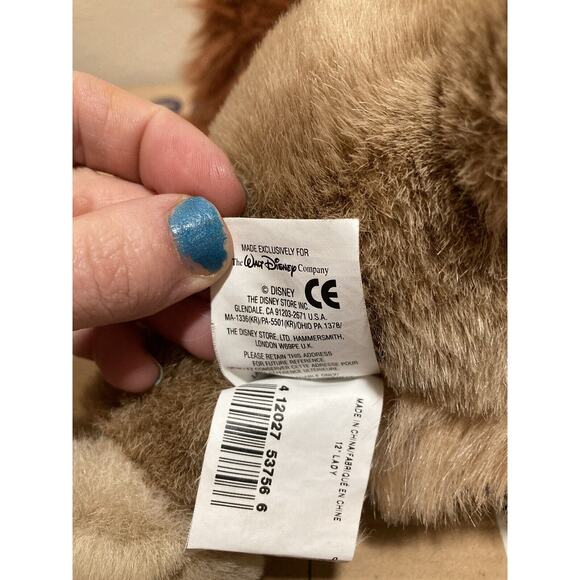 The Disney Store Vintage Lady And The Tramp 12” Bean Bag Stuffed Plush Dog Toy - Picture 6 of 10